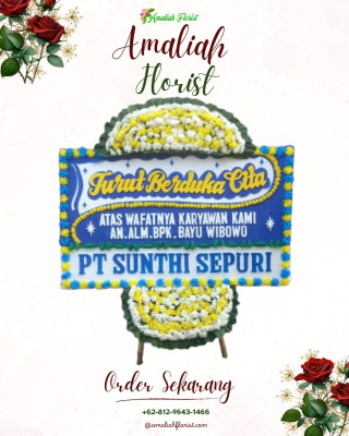 Papan Bunga Duka di Sempur